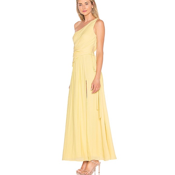 NWT Lovers + Friends Titania Gown in Cream Yellow - Picture 2 of 7